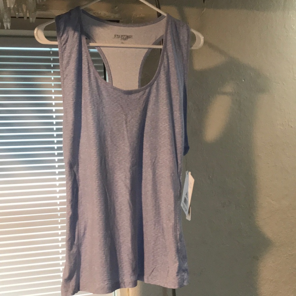 Athletic tank light blue